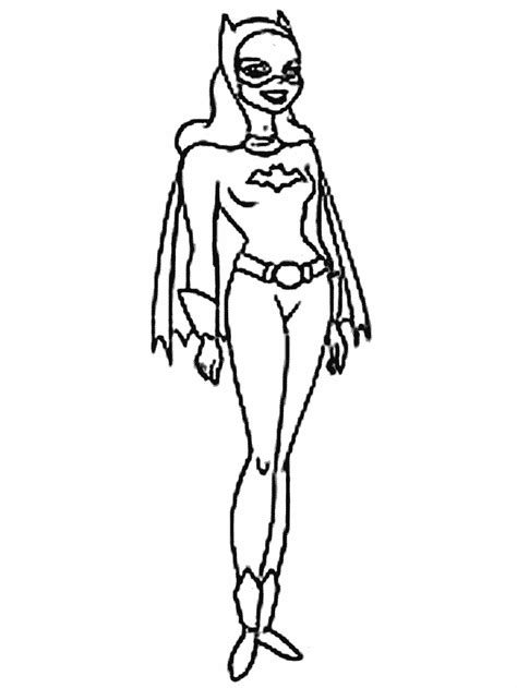 batgirl coloring pages books    printable