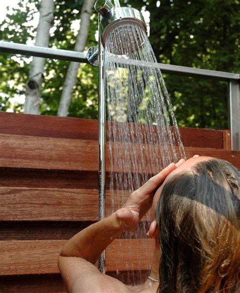 Delicious Outdoor Showering Experiences Oborain Showers Pursuitist