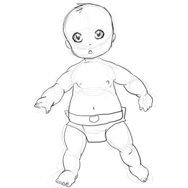 draw  baby drawing babies step  step lesson   draw