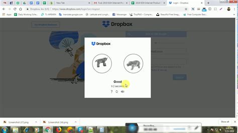 dropbox login problem youtube