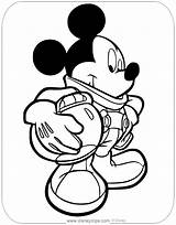 Mickey Coloring Mouse Pages Disneyclips Astronaut Occupations sketch template
