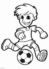 Malvorlage Fussball Fußball Ausmalen sketch template