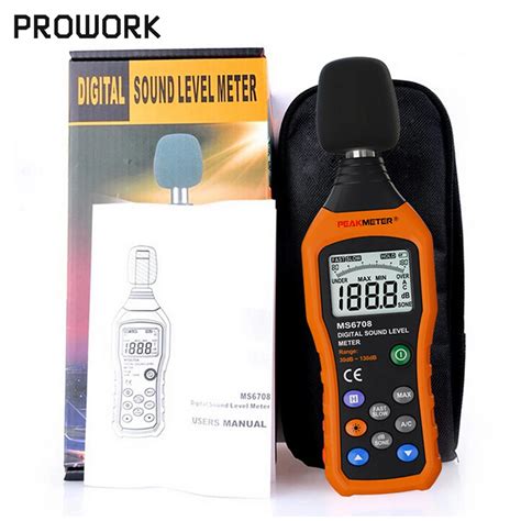 ms lcd digital audio decibel sound noise level meter db meter measuring logger tester  db