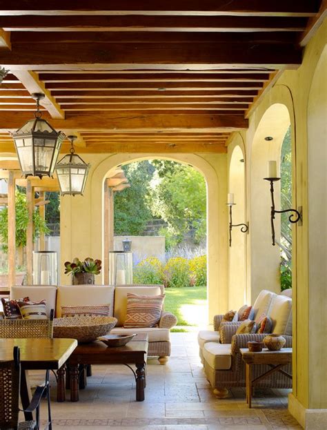 outstanding mediterranean porch designs   nice view