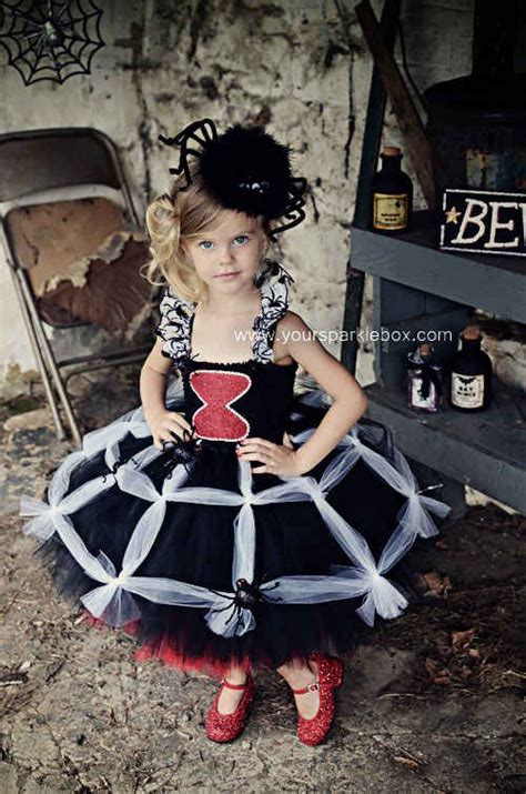 Cute Black Widow Flower Girl Idea Tutu Costumes Diy