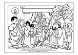 Coloring Apostles Preach Agrippa Bar sketch template