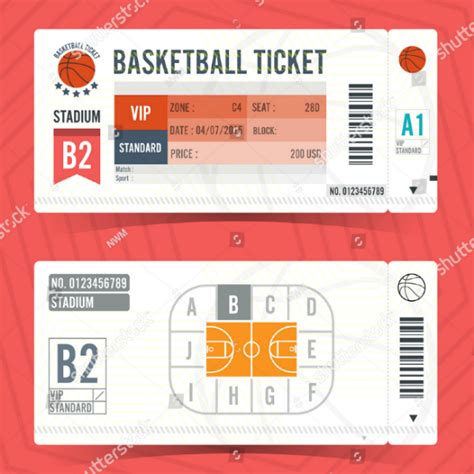 basketball ticket invitation card designs templates psd ai