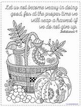 Coloring Thanksgiving Bible Verse Pages Verses Harvest Fall Printable Kids Adults James Drawings King sketch template