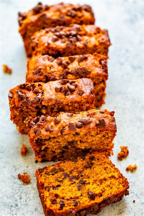 mini pumpkin chocolate chip breads accidentally vegan averie cooks