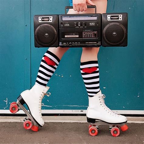 roller skates and panasonic radio 😍 roller disco roller rink roller