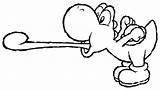Yoshi Coloring Pages Printable Print sketch template