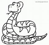 Snake Coloring Print Pages sketch template