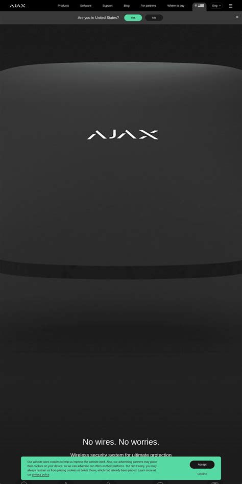 ajax systems official website archived
