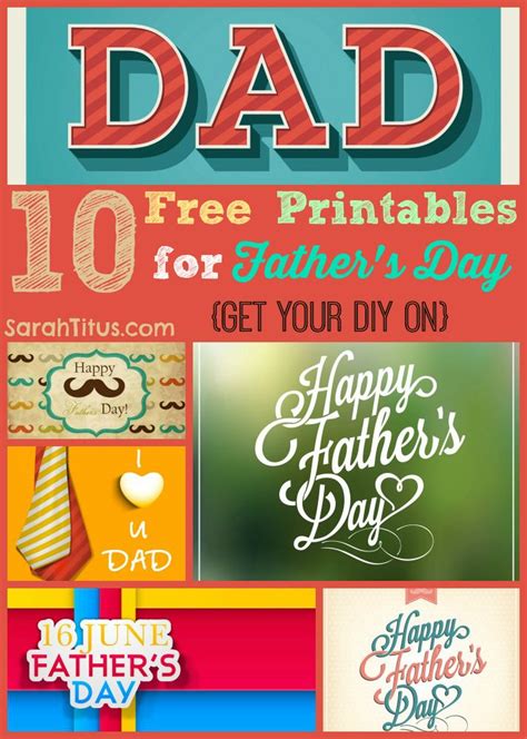 printables  fathers day   diy  fathers day