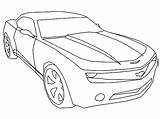 Coloring Pages Camaro Cars Chevrolet Car Bumblebee Transformes Color Getcolorings Getdrawings Choose Board Printable sketch template
