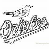 Coloring Orioles Baltimore Logo Mlb Pages Printable Color Royals Coloringpages101 Sports Kansas City Kids Getdrawings Online sketch template