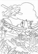 Rio Coloring Pages Parrot Kids Books Clips Movie Fun sketch template