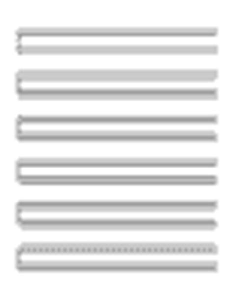 blank piano sheet