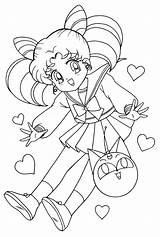 Sailor Chibi Cosmos Colorear Raskrasil sketch template