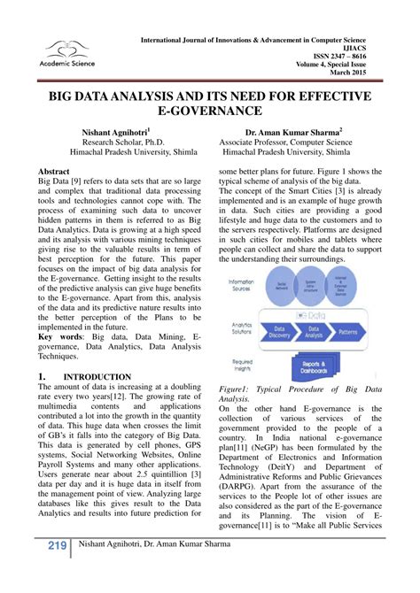 data analysis journal