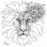 Kerby Rosanes Coloring Imagimorphia Pages Theculturetrip Lion Doodle Illustrator Doodling Printable Books Drawings Animorphia Kerbyrosanes Print Artist sketch template