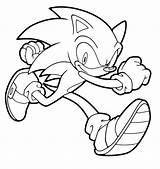 Sonic Hedgehog Coloring Pages Getcolorings sketch template