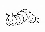 Caterpillar Coloring Pages Cute Drawing Kids Squeezing Fat Cocoon Butterfly Outline Around Clipart Insect Color Getdrawings Template Info Printable Clipartmag sketch template