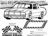 Dirt Late Model Coloring Pages Car Street Pro Drag Template Modified Mod Color Printable Getcolorings Lil Racer Speedway Colo sketch template