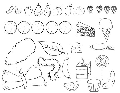 coloring pages   hungry caterpillar  coloring pages