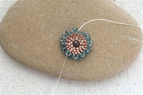 brick stitch beads flowers tutorial bead