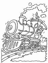 Trains Coloring Kids Pages Fun Votes Trein sketch template