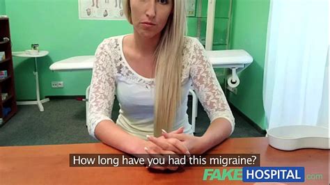 fakehospital blonde womans headache cured by cock and her squirting wet pussy xvideos