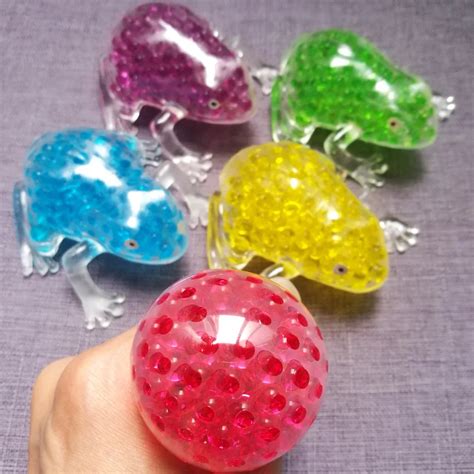 buy big novelty squishy frog bead gel stress ball fidget sensory gadget autism