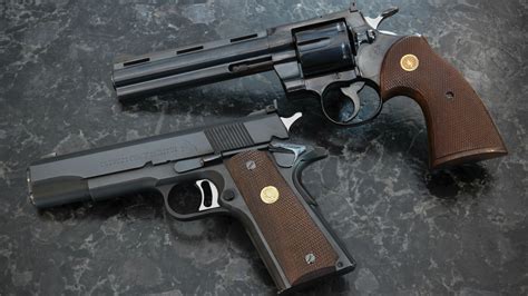 wallpaper weapon pistol assault rifle revolver  magnum  handgun colt python