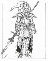 Souls Dark Ornstein Dragonslayer Deviantart Fan Drawing Drawings Ink sketch template