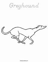 Coloring Greyhound Dog Favorites Login Add Built California Usa Twistynoodle Outline sketch template