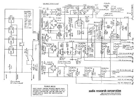 audio service manuals   audio research sp  schematic