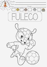 Fuleco Copa Colorir Cobrir sketch template