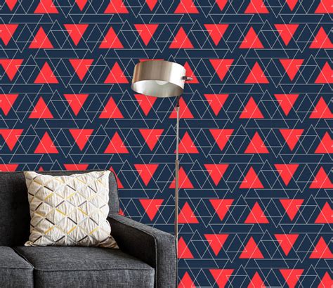 buy abstract geometric pattern   pvc  adhesive peel stick vinyl wallpaper roll
