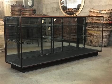 glass front display cabinet  sold vitrine