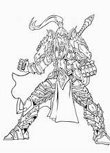 Cataclysm Warcraft Dungeons Warlock sketch template