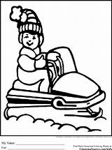 Snowmobile Coloring Pages Printable Christmas Drawing Clipart Clip Library Gif Getdrawings Popular Ginormasource sketch template