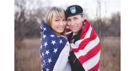 Lesbian Military Engagement Shoot Popsugar Love And Sex Photo 35