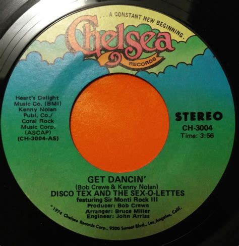 Disco Tex And His Sex O Lettes Get Dancin Vinyl 7 45 Rpm Discogs