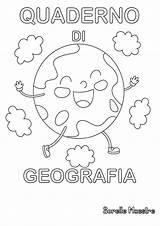 Geografia Quaderni Sorellemaestre Copertine Quaderno Altervista sketch template