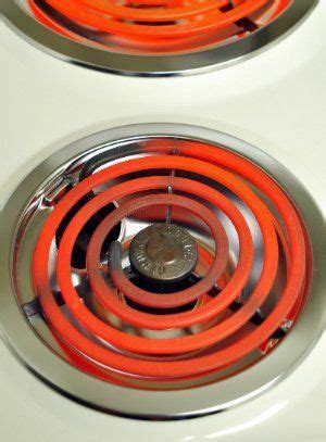 clean electric stove top electric coil burners   clean