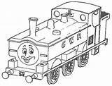 Coloring Pages James Engine Red Thomas Train Printable Getcolorings Simpl sketch template