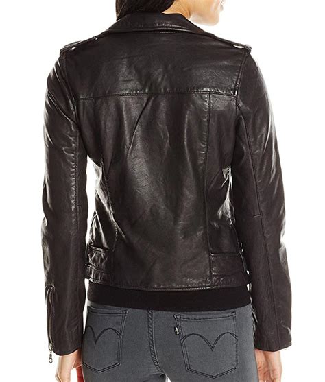 Jennifer Morrison Once Upon A Time Emma Swan Black Leather Jacket