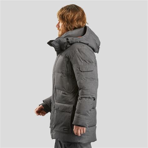 decathlon parka  size  black men arctic trekking jacket  rs piece