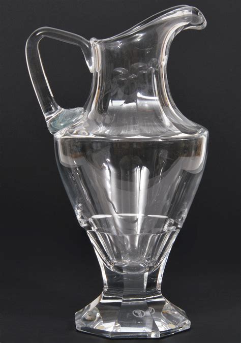 Lot Moser Crystal Water Pitcher